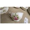 Image 10 : Adderley Fine Bone China England Pink Rose Pattern Dinnerware Set (55 Pieces)
