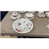 Image 8 : Adderley Fine Bone China England Pink Rose Pattern Dinnerware Set (55 Pieces)