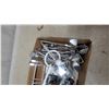 Image 2 : Assorted Chrome and White Bathroom Hooks, Towel Rings, and More