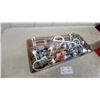 Image 4 : Assorted Chrome and White Bathroom Hooks, Towel Rings, and More