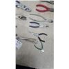 Image 3 : Assorted Pliers Including Diagonal Cutters, Needle Nose, Slip Joint, and More