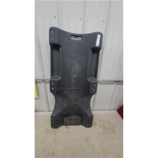 Mechanic's Plastic Creeper with Casters and Carry Handle