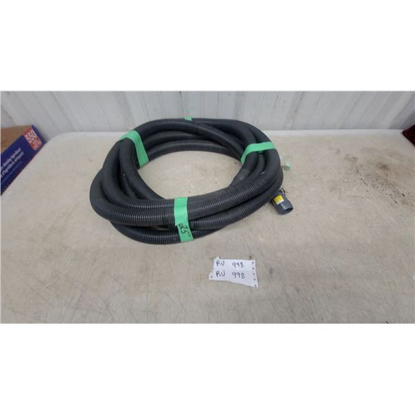 25' Flexible Corrugated Drainage Hose with PVC Fitting