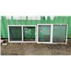Image 1 : 2 Tripple Pain, 2 Section Windows w/Locks 61 x 40 and 57 x 35-1/2