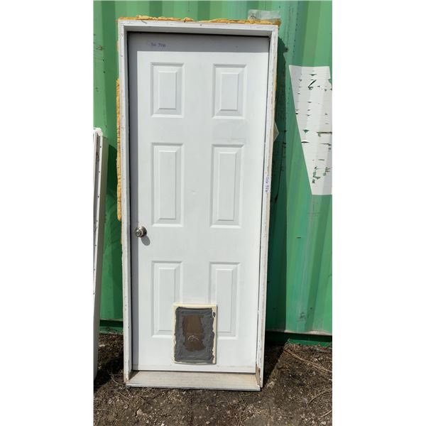 Exterior Door w/Jam 82 x 33-1/2"