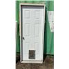 Image 1 : Exterior Door w/Jam 82 x 33-1/2"