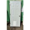 Image 4 : Exterior Door w/Jam 82 x 33-1/2"