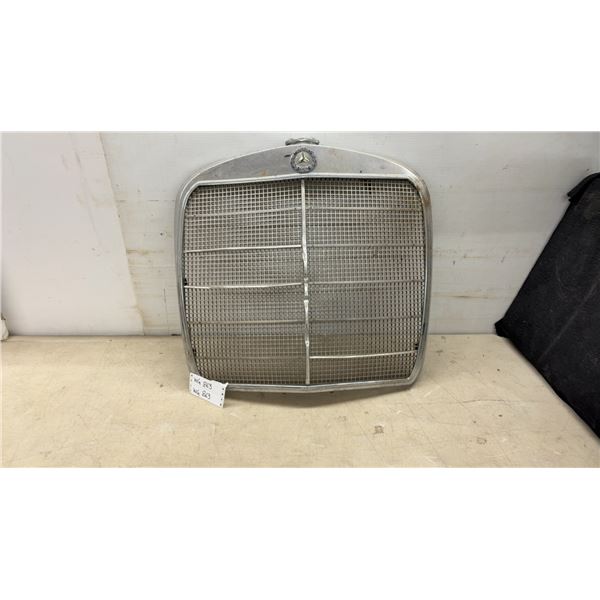1960's Mercedes-Benz W110 Fintail Chrome Front Grille Assembly with Emblem