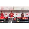 Image 9 : Bburago Formula Racing Ferrari 1:43 Scale Diecast Model Car Collectors Set
