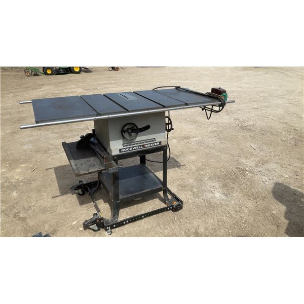 Rockwell/Beaver Table Saw w/Stand