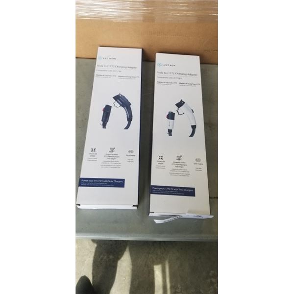 2 NEW LECTRON TESLA TO J1772 CHARGING ADAPTERS