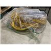 Image 2 : AS NEW 75FT YELLOW  INDOOR OUTDOOR HEAVY DUTY LIGHTED 3 WIRE GROUNDED EXTENSION CORD 16AWG