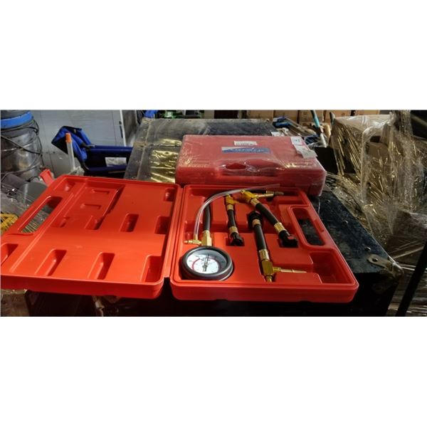 2 NEW FUEL PRESSURE TEST KITS