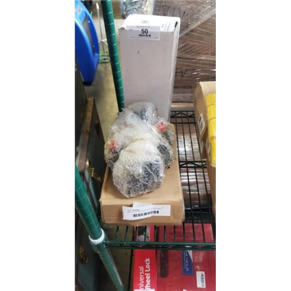 NEW OUTBOARD MOTOR STARTER AND 2 NEW HYDRAULIC FLOW CONTROL VALVES