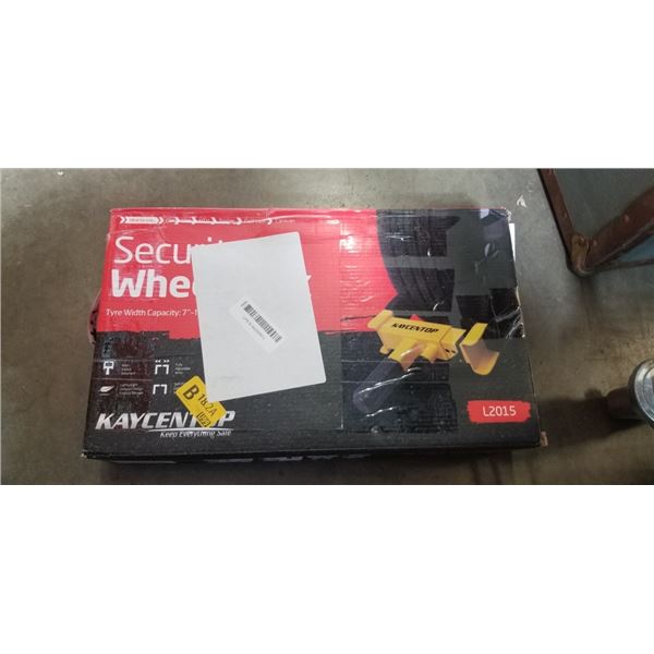 NEW SECURITY WHEEL LOCK