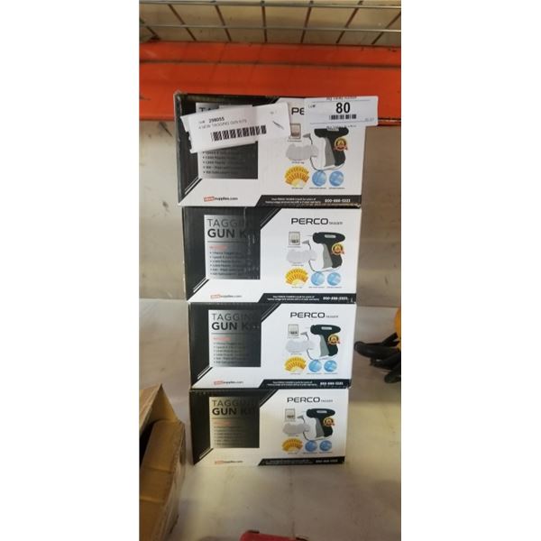 4 NEW TAGGING GUN KITS