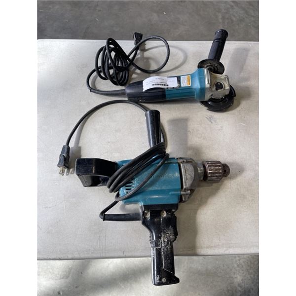 MAKITA GRINDER AND HAMMER DRILL