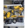 Image 2 : LARGE LOT OF DEWALT POWER TOOLS W/ BATTEREIES AND CHARGERS