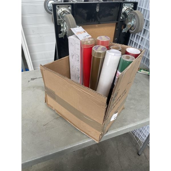 LOT OF CRICUT HEAT TRANSFER VINYL ROLLS