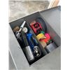 Image 2 : METAL LOCK BOX OF ASSORTED TOOLS