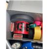 Image 4 : METAL LOCK BOX OF ASSORTED TOOLS