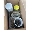 Image 2 : BOX OF ASSORTED SCREWS, BUTS, AND BOLTS