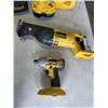 Image 4 : DEWALT RECIPROCATING SAW AND 2 DRILLS W/ 2 BATTERIES AND 1 CAHRGER - WORKING