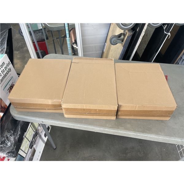 3 NEW METAL LOCKING WALL MOUNT MAILBOXES