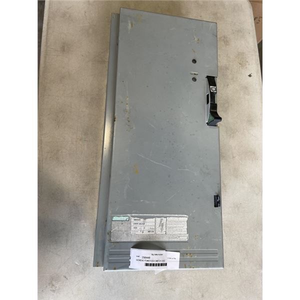 SIEMENS POWER BOX SWITCH CASE