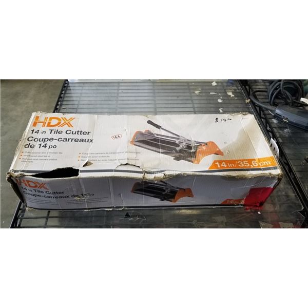HDX 14IN TILE CUTTER