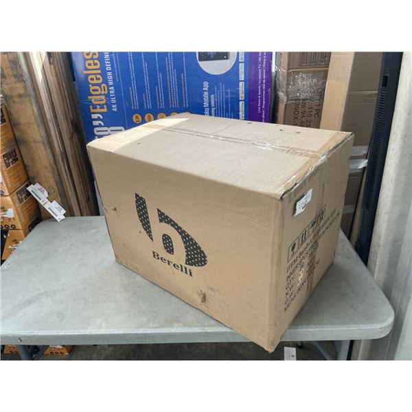 NEW CASE OF BERELLI E26 LED LIGHT BULBS, 24  PACKS PER BOX