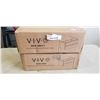 Image 1 : 2 VIVO BLACK PULL OUT DUAL LEVEL UNDER DESK DRAWER SETS