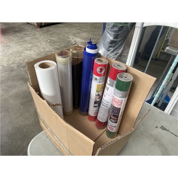 LOT OF CRICUT HEAT TRANSFER VINYL ROLLS