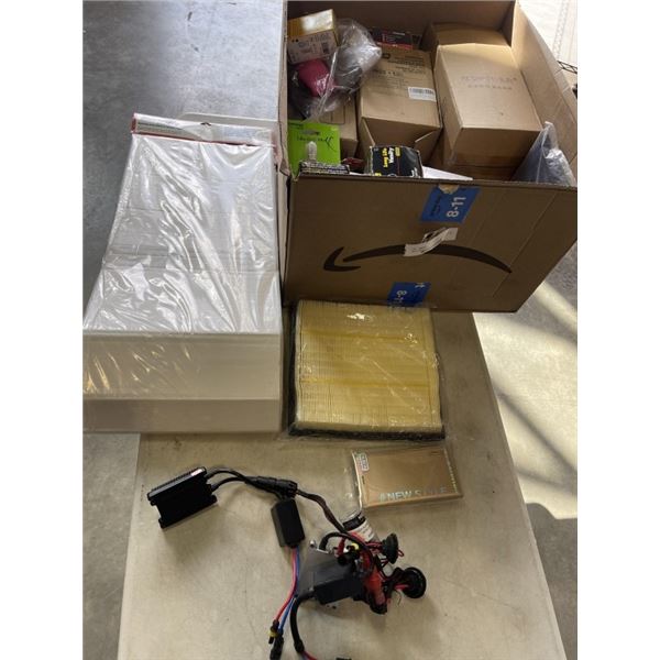 BOX OF VARIOUS NEW CONSUMER GOODS