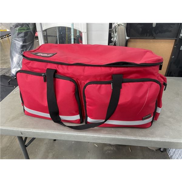 LARGE RED FIRST AID BAG WITH CONTENTS