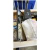 Image 5 : 2 TRAYS OF ASSORTED AUTOMTIVE SIGN HOLDERS, MIRRORS AND HAND TOOLS