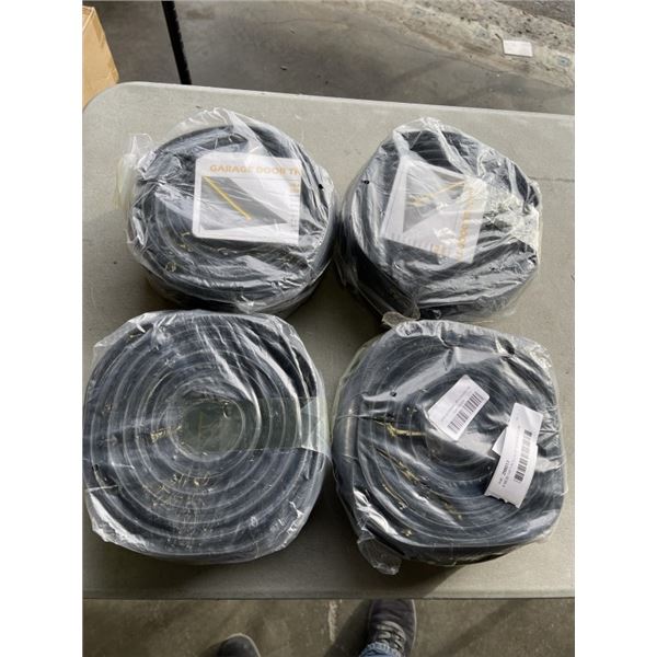 4 NEW 10FT ROLLS OF GARAGE DOOR FLOOR SEAL
