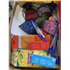 Image 3 : TRAY OF TAPE DISPENSERS, ROLLS OF TAPE, LABELS AND OFFICE SUPPLIES
