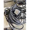 Image 2 : TOTE OF HEAVY DUTY POWER EXTENSION CORDS EWITH 4 OUTLET BOXES