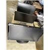Image 1 : 2 HP COMPUTER MONITORS BOTH WORKING NO CORDS AND BENQ MONITOR ALSO WORKING