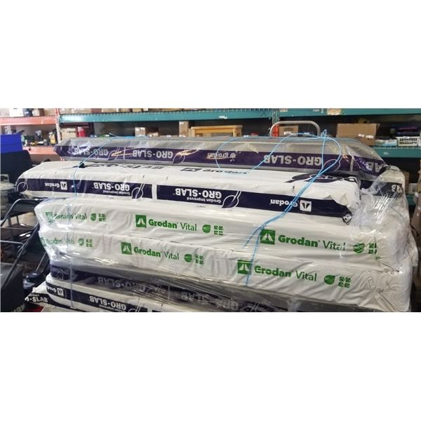 APPROX 9 PIECES OF PLANT GROW SLABS, 8 X 36 INCH