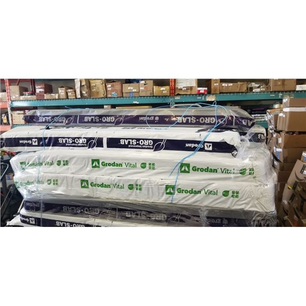 APPROX 9 PIECES OF PLANT GROW SLABS, 8 X 36 INCH