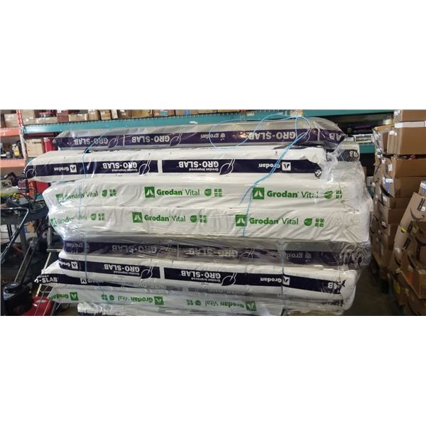 APPROX 9 PIECES OF PLANT GROW SLABS, 8 X 36 INCH