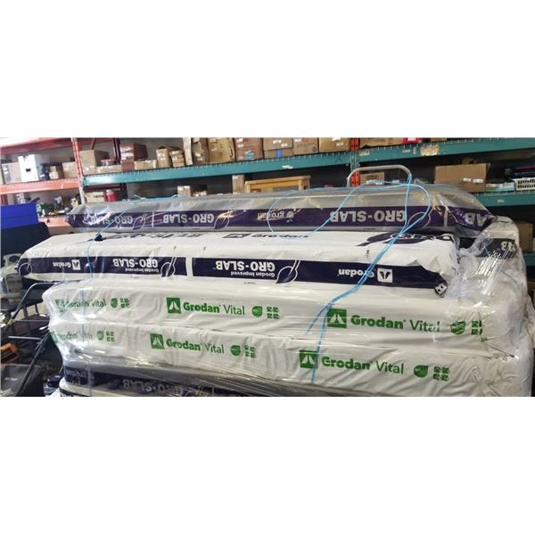 APPROX 9 PIECES OF PLANT GROW SLABS, 8 X 36 INCH