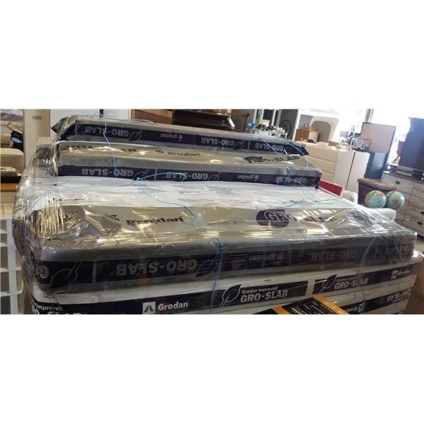 APPROX 9 PIECES OF PLANT GROW SLABS, 8 X 36 INCH