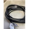 Image 3 : AS NEW 25FT BLACK  INDOOR OUTDOOR HEAVY DUTY LIGHTED 3 WIRE GROUNDED EXTENSION CORD 12AWG
