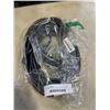 Image 1 : AS NEW 50FT BLACK  INDOOR OUTDOOR HEAVY DUTY LIGHTED 3 WIRE GROUNDED EXTENSION CORD 14AWG