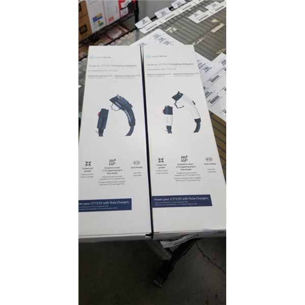 2 NEW LECTRON TESLA TO J1772 CHARGING ADAPTERS