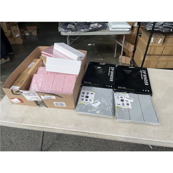 ASSORTED KITHCEN AND HOUSEHOLD ITEMS INCLUDING ORGANIZERS AND RACKS