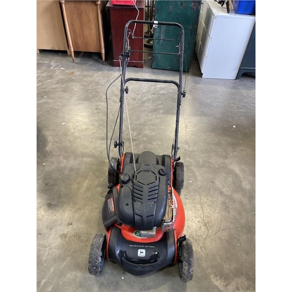 JOHN DEERE 3 IN 1 LAWNMOWER, STARTS BUT DOESNT RECOIL PULL CORD